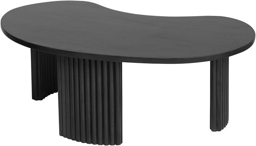 Firenze salontafel 125, boon vorm, Black - Afbeelding 2