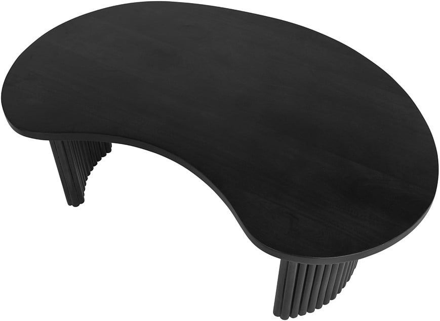 Firenze salontafel 125, boon vorm, Black - Afbeelding 4