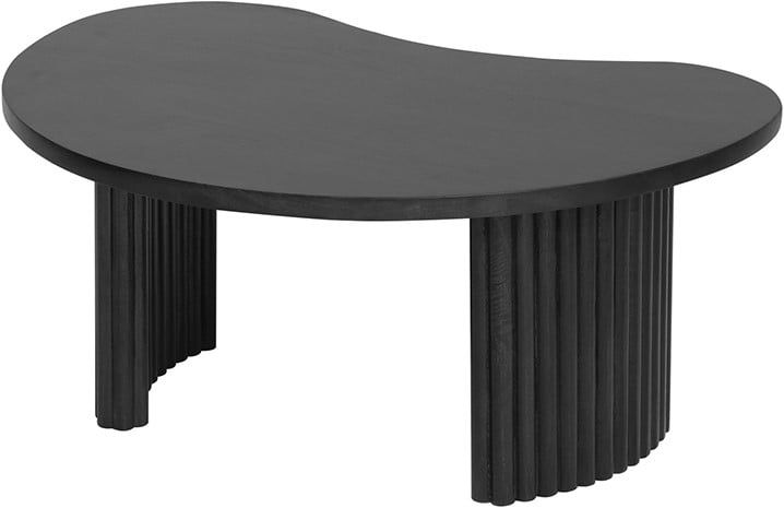 Firenze salontafel 85, boon vorm, Black - Afbeelding 2