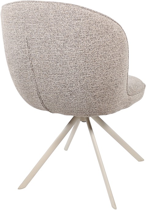 Kate eetkamerstoel - off-white draaipoot 360 - Present - Sandy 121 - Afbeelding 2