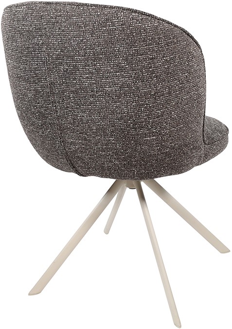 Kate eetkamerstoel - off-white draaipoot 360 - Present - Dark brown 456 - Afbeelding 2
