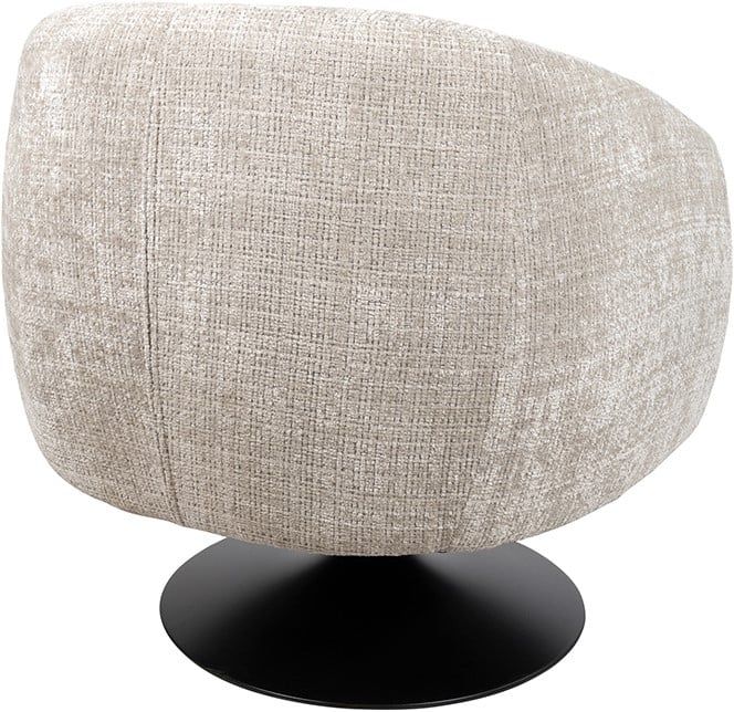 Louis draaifauteuil 360 - Cremona - Taupe 04 - Afbeelding 3