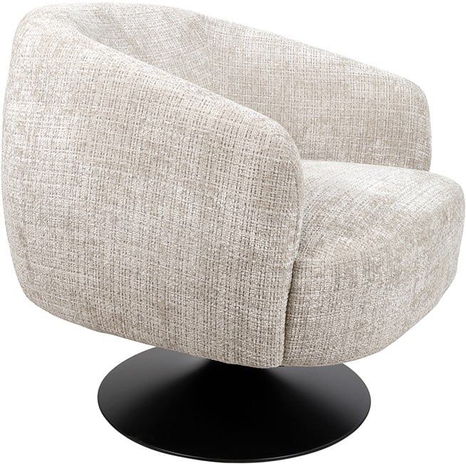 Louis draaifauteuil 360 - Cremona - Taupe 04 - Afbeelding 4