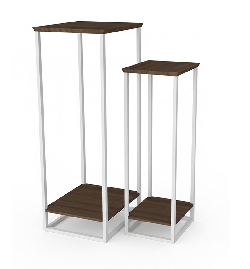 Martinique plantentafel, set van 2