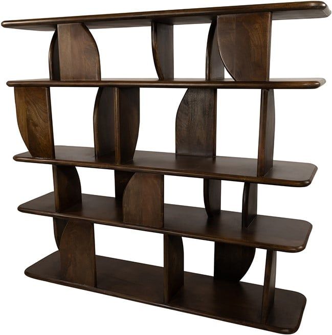 Oregano boekenkast 140, Mango Brown Walnut