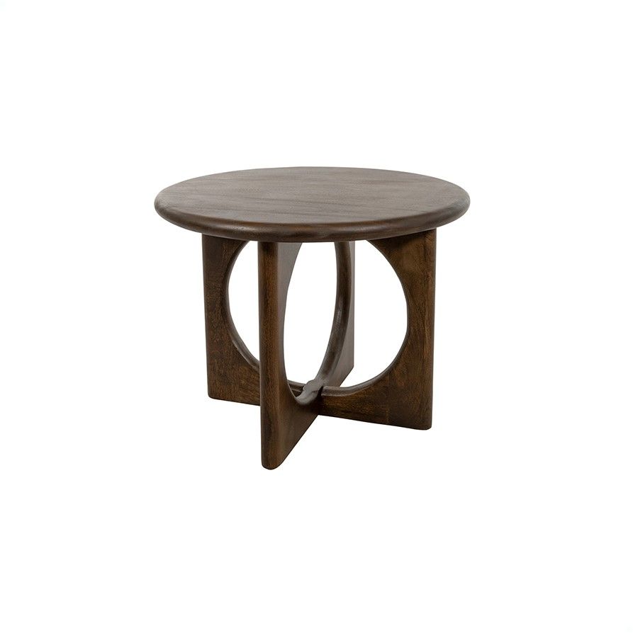 Salontafel Ø60, Mango Brown Walnut