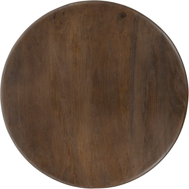 Salontafel Ø80, Mango Brown Walnut - Afbeelding 3
